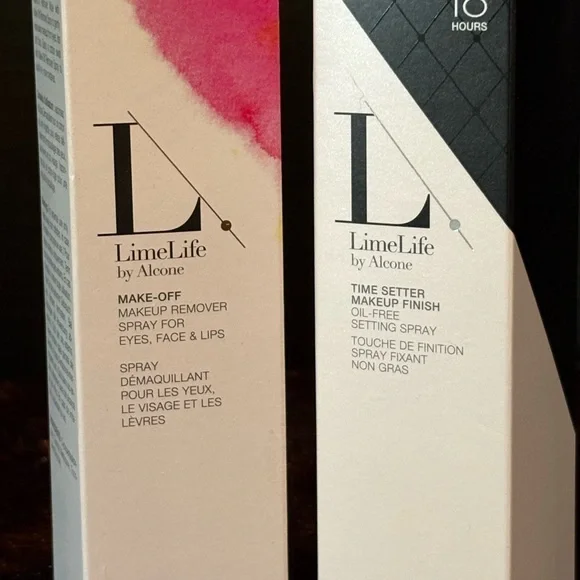 LimeLife Make Off/TimeSetter Duo - MakeupRemover and Setting Spray Set - Picture 1 of 1